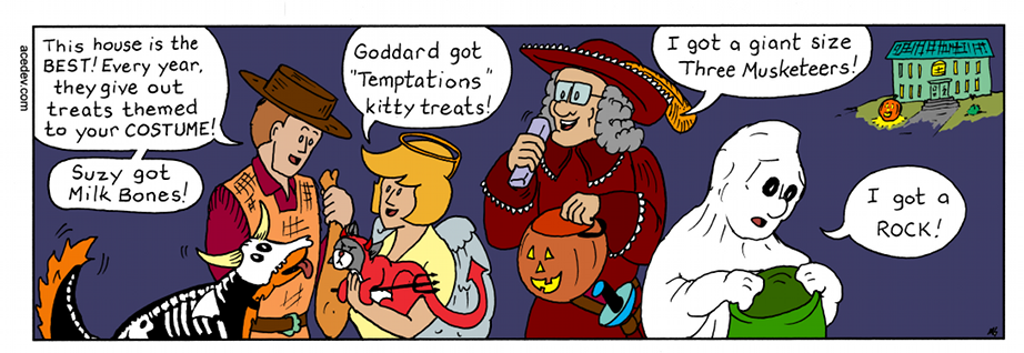 acedev comic, webcomic for Tuesday 31 Oct 2017
